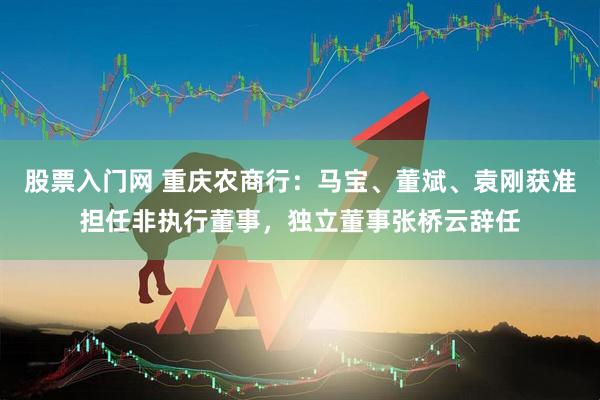 股票入门网 重庆农商行：马宝、董斌、袁刚获准担任非执行董事，独立董事张桥云辞任
